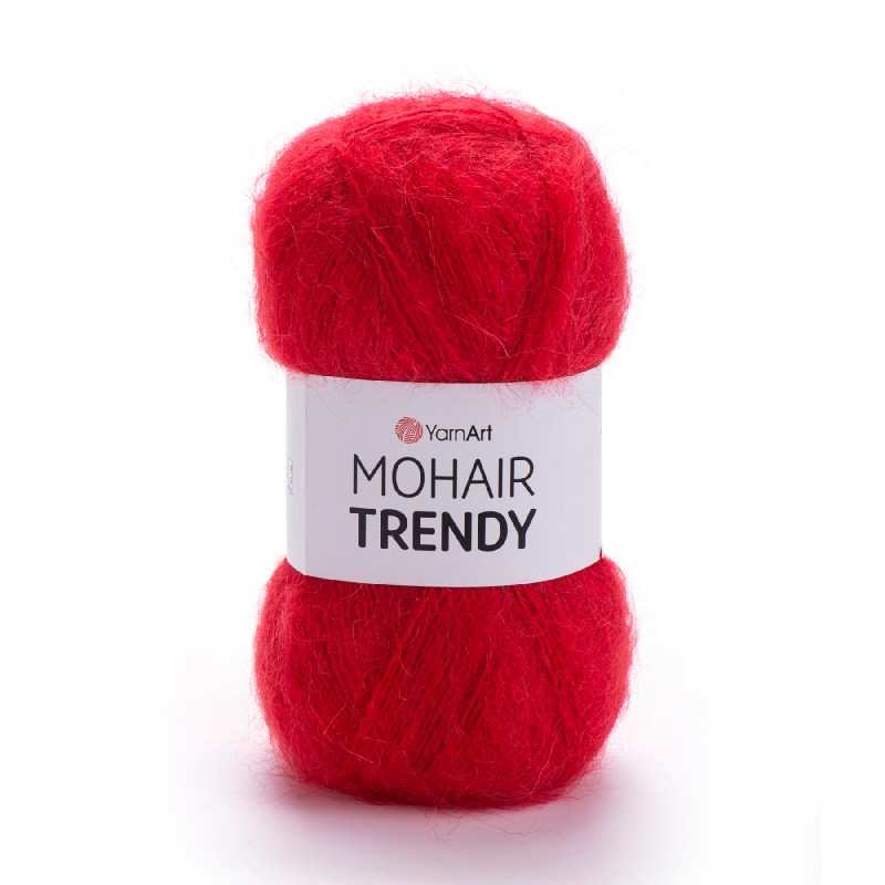картинка ЯрнАрт MOHAIR TRENDY-105 цв.красный от магазина Пряжа Макошь Ярославль
