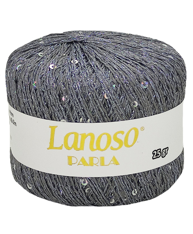 картинка Lanoso PARLA-5351 темно-серый с серебром от магазина Пряжа Макошь Ярославль