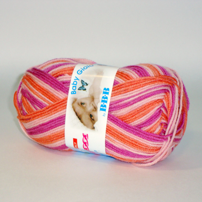 картинка ВВВ Италия BABY GIOIA PRINT-1102 розовый меланж от магазина Пряжа Макошь Ярославль