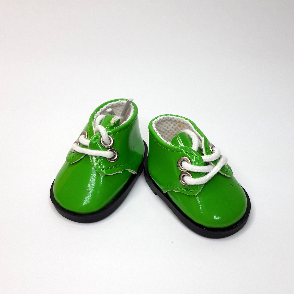 картинка Ботинки для кукол 5см цв.зеленый от магазина Пряжа Макошь Ярославль
