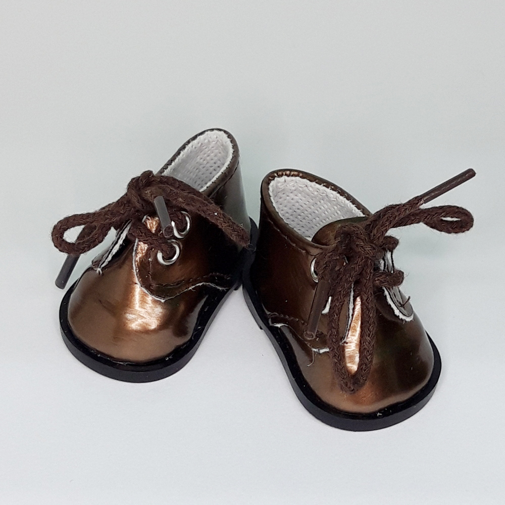 картинка Ботинки для кукол 5см цв.коричнывый от магазина Пряжа Макошь Ярославль
