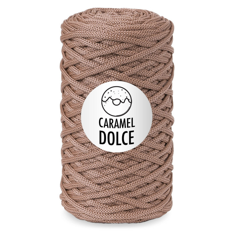 картинка Шнур полиэфирный Caramel DOLCE цв.шоколадный мусс от магазина Пряжа Макошь Ярославль