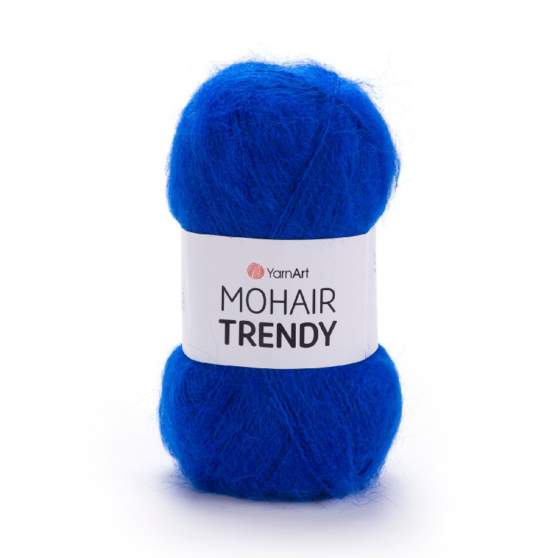 картинка ЯрнАрт MOHAIR TRENDY-128 цв.василек от магазина Пряжа Макошь Ярославль