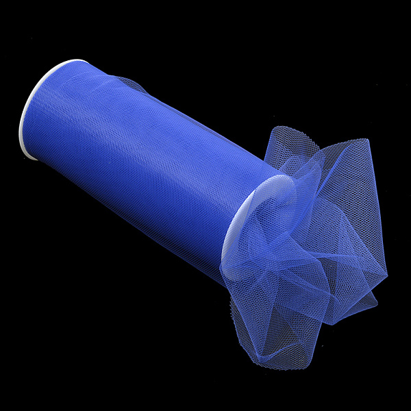 картинка Фатин средней жесткости в шпульках 15см-22,86м цв.синий от магазина Пряжа Макошь Ярославль