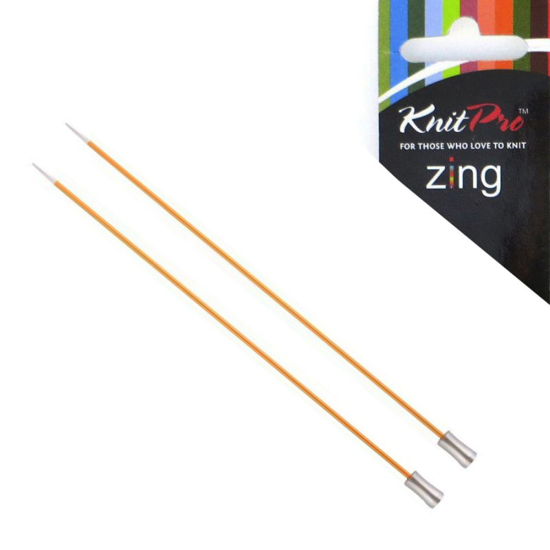 картинка Knit Pro Zing-Спицы прямые 30см*2.25мм 47262 от магазина Пряжа Макошь Ярославль